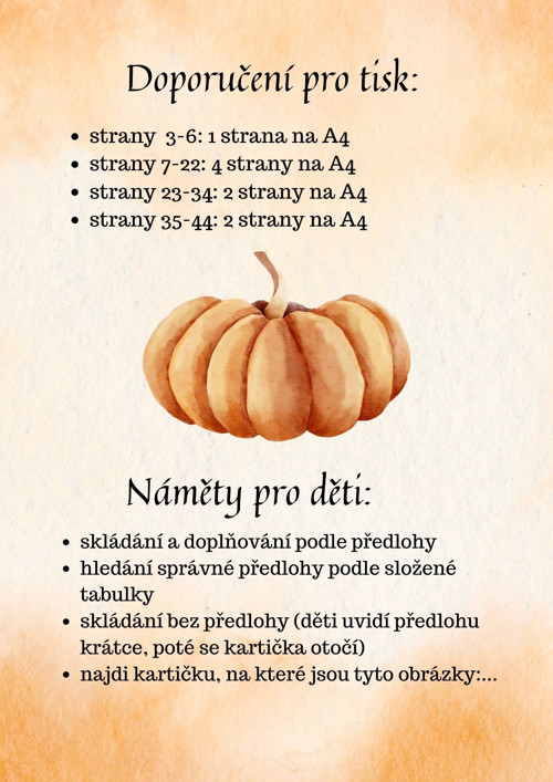 Dýňobraní, prostorová orientace — foto 6