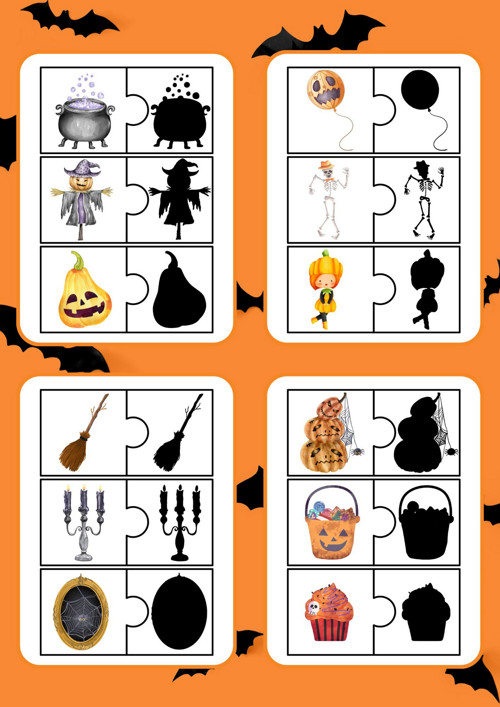 Halloween skládačky a puzzle — foto 4
