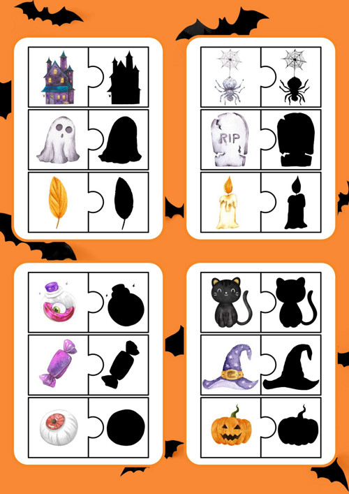 Halloween skládačky a puzzle — foto 5