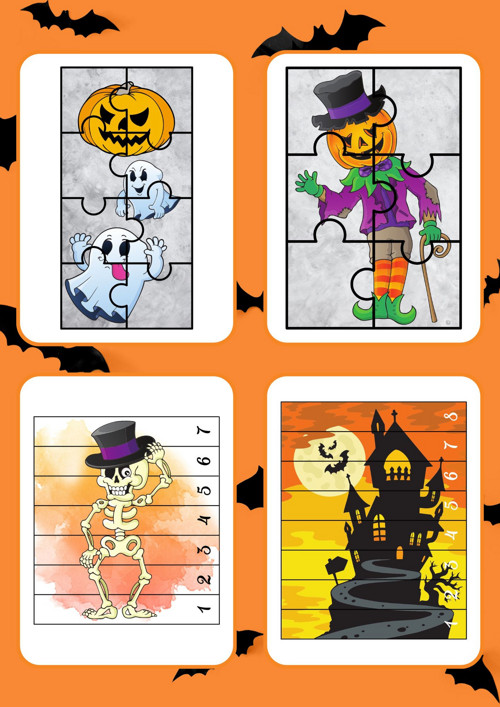 Halloween skládačky a puzzle — foto 2
