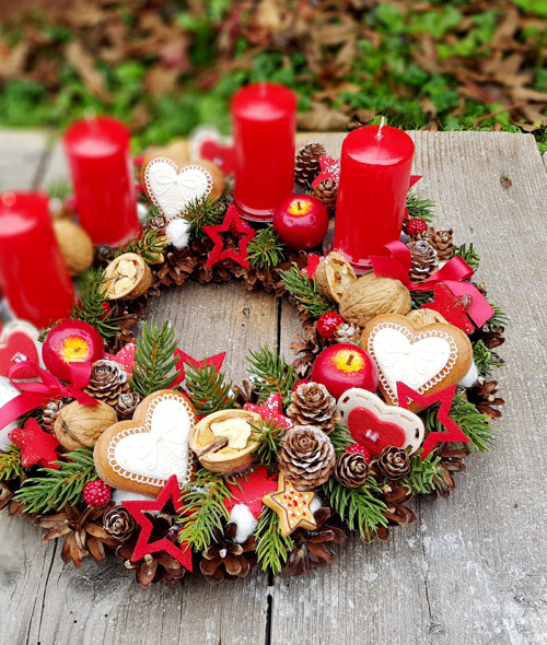 Adventní věnec s perníčky "Vánoce tradičně" — foto 2