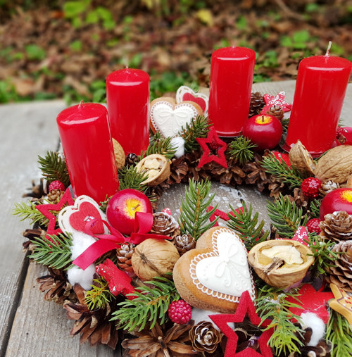 Adventní věnec s perníčky "Vánoce tradičně" — foto 5