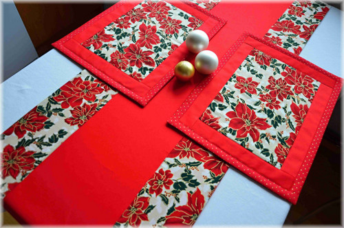 Prostírání - Poinsettia — foto 2