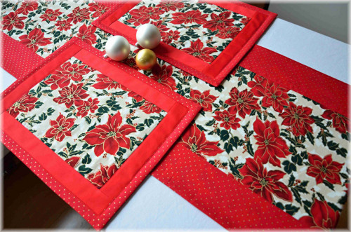 Prostírání - Poinsettia — foto 3