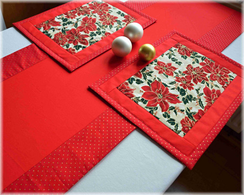 Prostírání - Poinsettia — foto 6