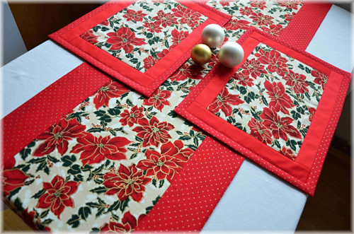 Prostírání - Poinsettia — foto 5
