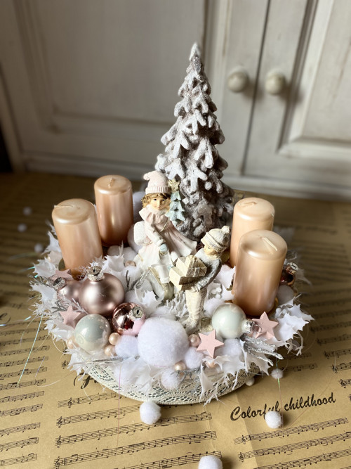Adventní věnec Bílé Vánoce 2 — foto 4
