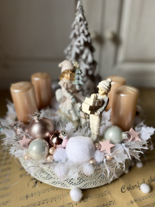 Adventní věnec Bílé Vánoce 2 — foto 5