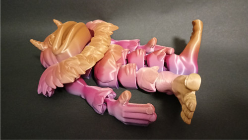 Veselý Flexi Yetti - 15 cm - 3D tisk — foto 4