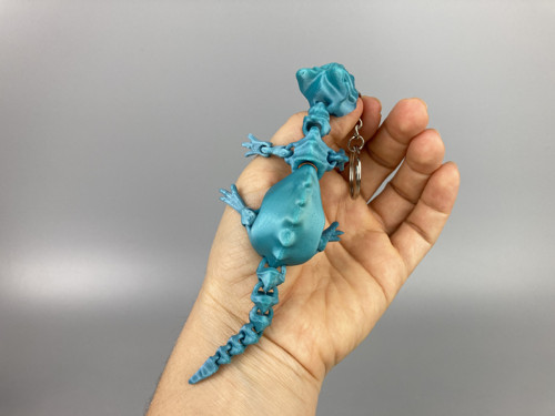 Přívěsek kostěná krysa, 3D tisk — foto 3