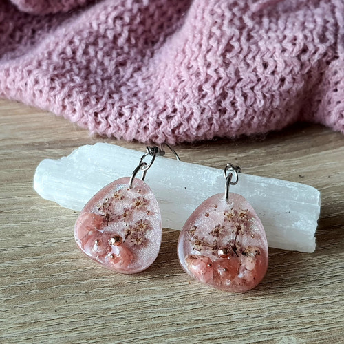 REZERVACE NÁUŠNICE "Sakura" s Rodonitem — foto 3