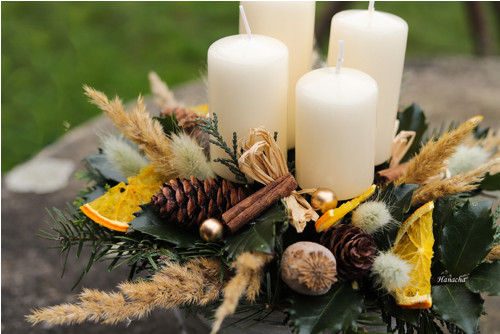 Adventní košíček smetanový — foto 2