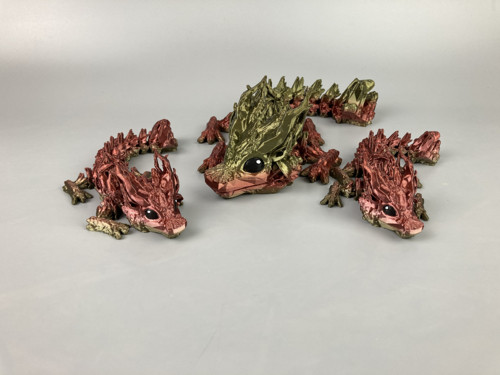 MIMINKO lesního draka - 29cm, 3D tisk — foto 4