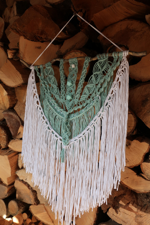 Macramé závěs - dekorace — foto 2
