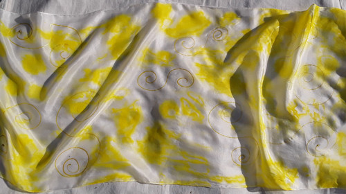 Citrónová šála 180 x 45 — foto 5