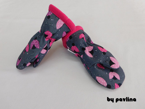 Dívčí softshellové rukavice - Beruškové — foto 2