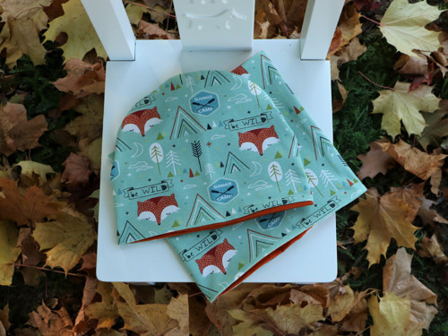 Set líška mint - čiapka + nákrčník — foto 6