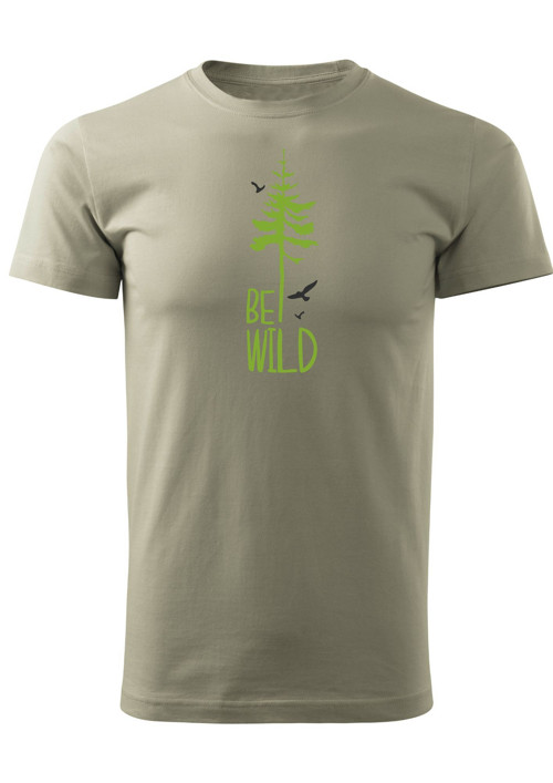 Pánské tričko "BE WILD" — foto 2