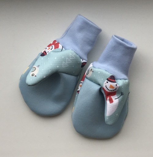 Softshellové beránkové rukavice-Sněhulák — foto 2