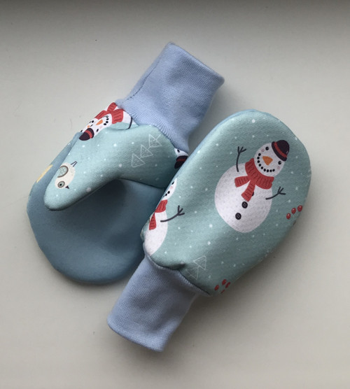 Softshellové beránkové rukavice-Sněhulák — foto 3