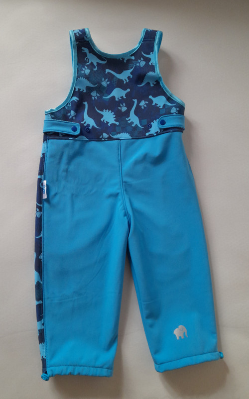 Zimní softshell. lacláče - dinosauři - vel. 86 — foto 2