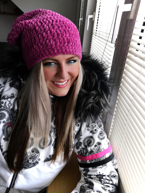 Sametová háčkovaná houmeleska /SKLADEM — foto 2