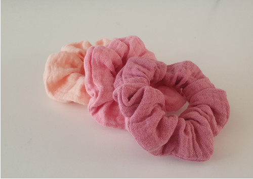 Mušelínové scrunchies — foto 4