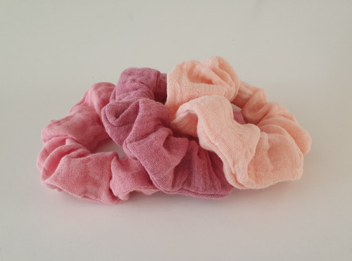 Mušelínové scrunchies — foto 5