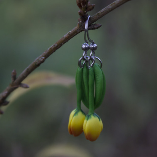 Náušnice - tulipány — foto 4