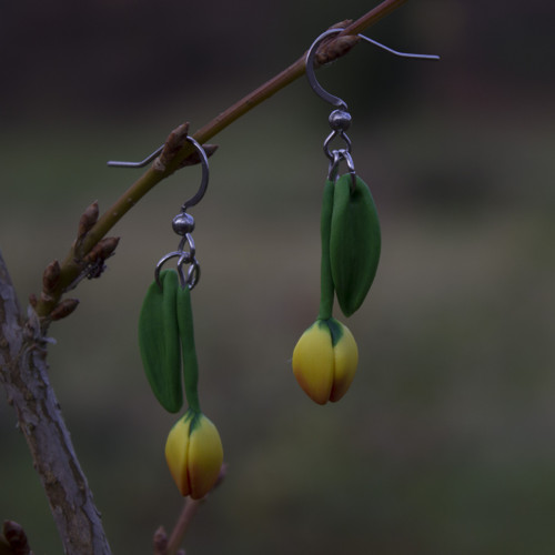 Náušnice - tulipány — foto 5