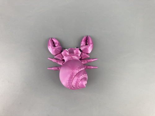 Flexi krabík Poustevníček - holka, 3D tisk — foto 3