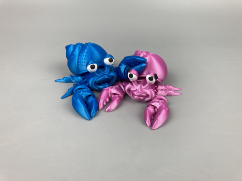 Flexi krabík Poustevníček - holka, 3D tisk — foto 5