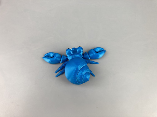 Flexi krabík Poustevníček - kluk, 3D tisk — foto 4