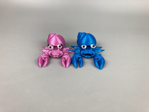 Flexi krabík Poustevníček - kluk, 3D tisk — foto 6