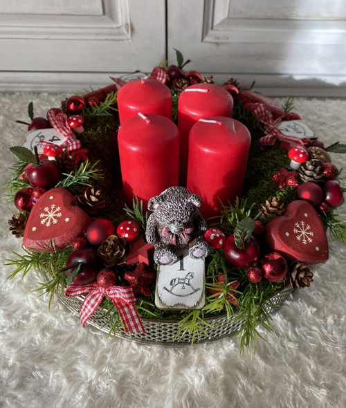 Adventní věnec s čísly — foto 2