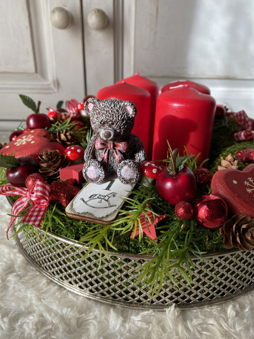 Adventní věnec s čísly — foto 4