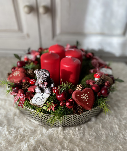 Adventní věnec s čísly — foto 6