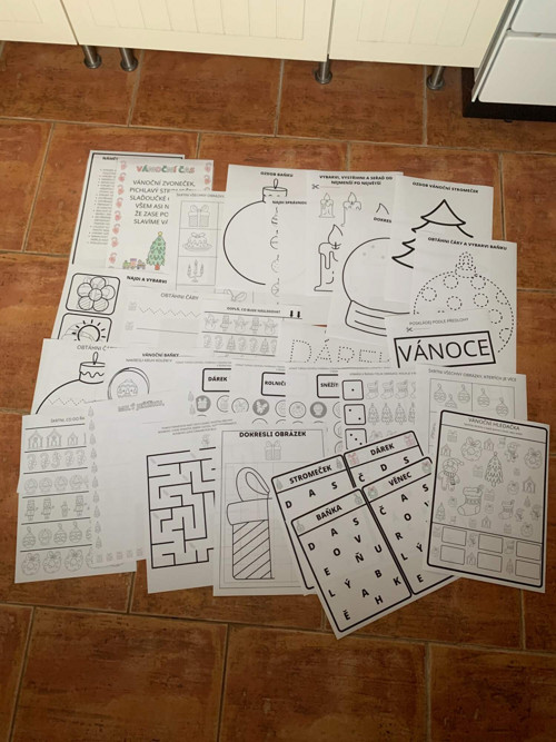 VÁNOCE - černobílé — foto 2