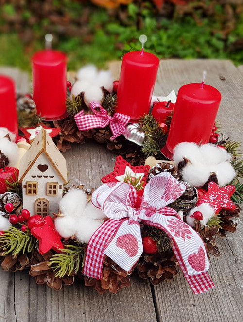 Adventní věneček na stůl — foto 3