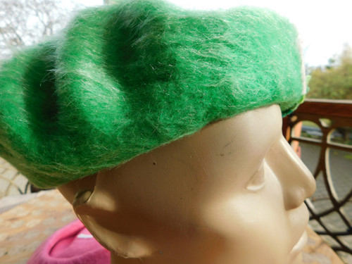 Luxusní baret zelený. — foto 5