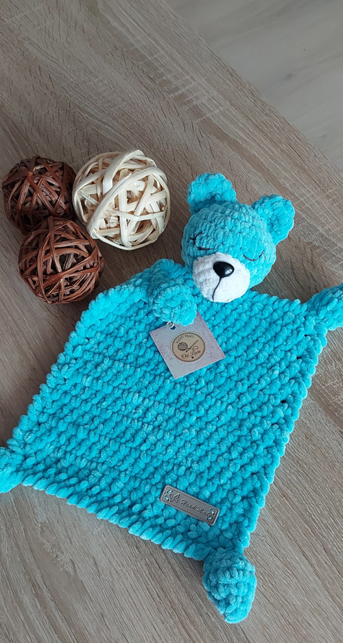 Muchláček Medvídek- Tyrkysový — foto 3