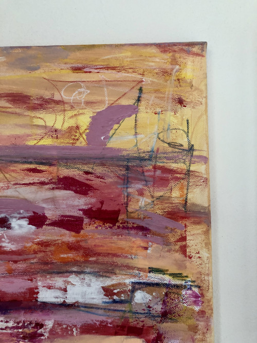 Obraz, malba “Exhale / Výdech” — foto 6