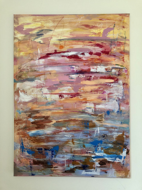 Obraz, malba “Exhale / Výdech” — foto 2