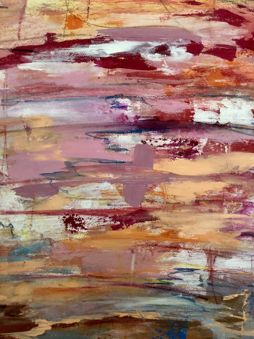 Obraz, malba “Exhale / Výdech” — foto 5