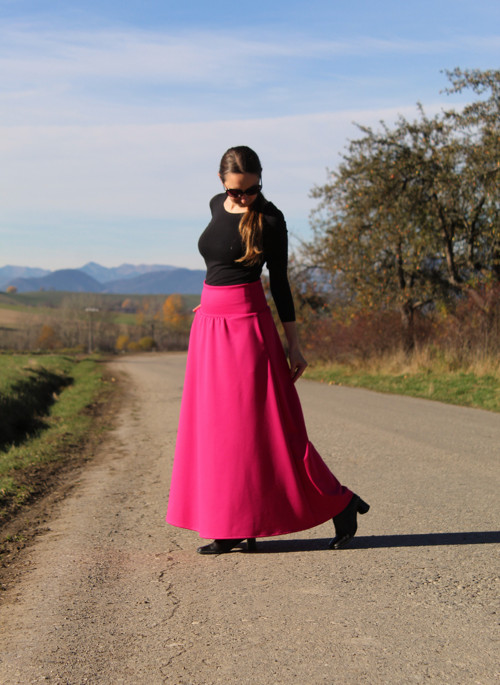 Maxi cyklámenová — foto 3
