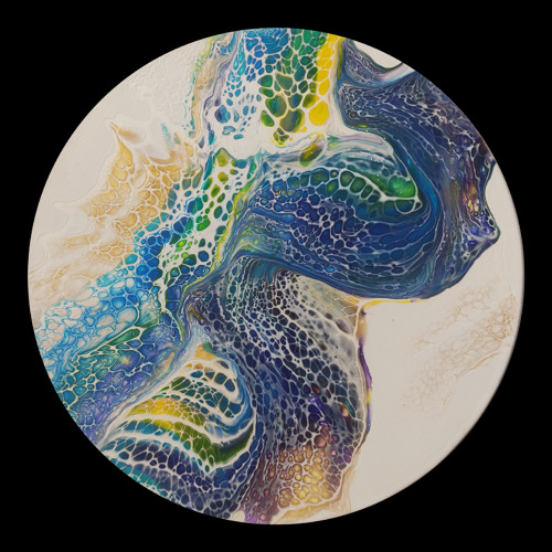 Art_27: Abstraktní obraz 28 cm — foto 2