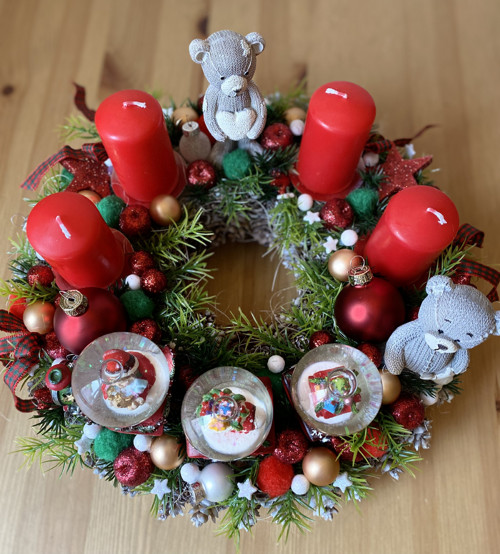 Adventní pohádkový věnec — foto 2