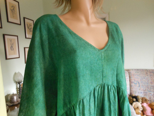 Batikovaná boho tunika, vel.Uni — foto 3