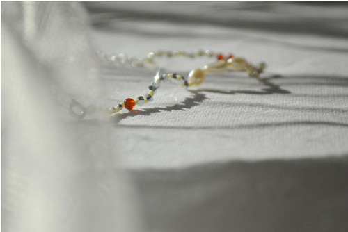 Akako . . . (Ag+ perly+ swarovski) — foto 2