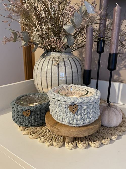Světle zelený svícen — foto 3